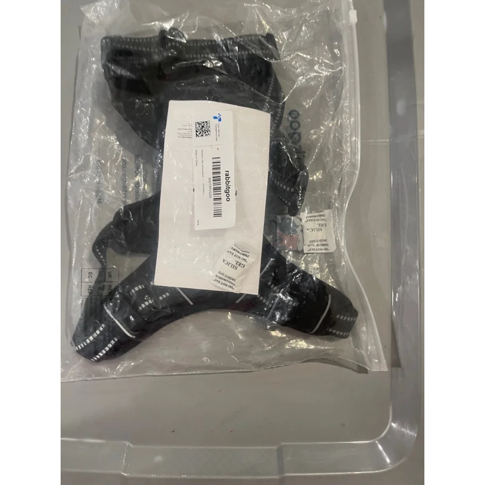 Rabbitgoo Dog Harness Black Red